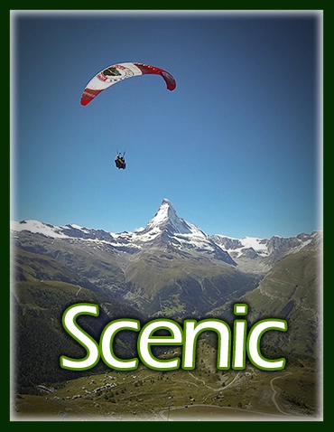 The Scenic 1 Kilometer High Paragliding Flight in Zermatt